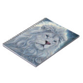 Carnet Lion blanc (Côté gauche)