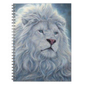 Carnet Lion blanc (Devant)