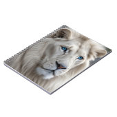 Carnet Lion blanc (Côté gauche)