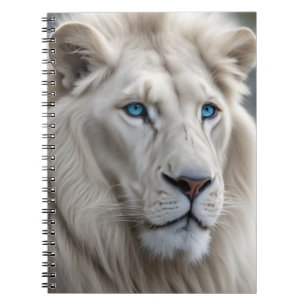 Carnet Lion blanc