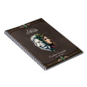 Carnet Lion blanc et femme (Côté Droit)