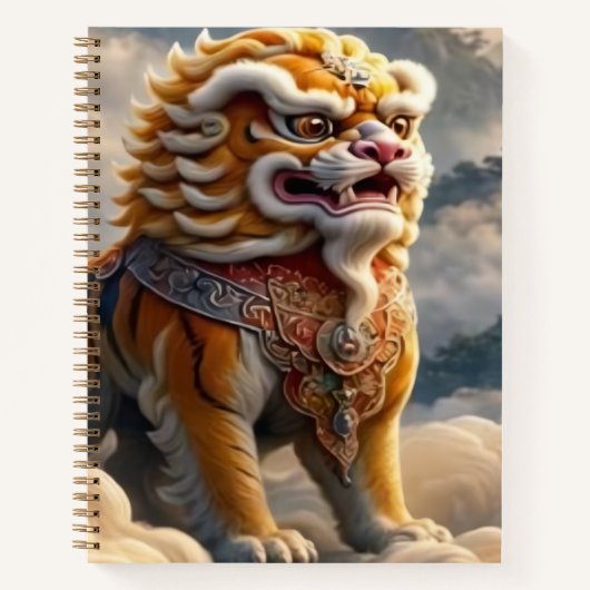 Carnet Lion Chinois (Devant)
