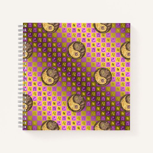 Carnet Lion & Coq de Terre (Devant)