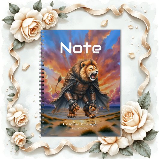Carnet Lion Cyber des Terres Désolées