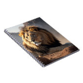 Carnet Lion dans la poussière (Côté Droit)
