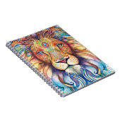 Carnet Lion d'aquarelle mystique (Côté Droit)