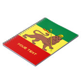 Carnet Lion de reggae de Rasta de Judah (Côté gauche)