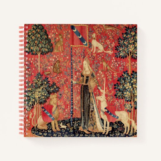 Carnet Lion D'ENFANCE ET D'UNICORN, Fleurs D'Imaginaires, (Devant)