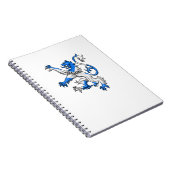 Carnet Lion écossais aux couleurs de St. Andrew (Côté Droit)
