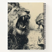 Carnet Lion et combat hippo (Dos)