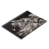 Carnet Lion homme en colère (Côté gauche)