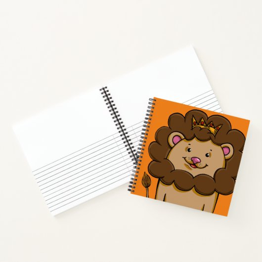 Carnet Lion King Dessin Numérique, Couleurs Joyeuses (Intérieur)