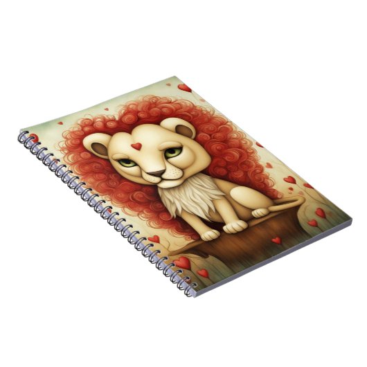 Carnet Lion Love 3 (Côté Droit)