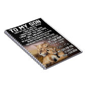 Carnet Lion Lover À Mon Fils Lion (Côté Droit)