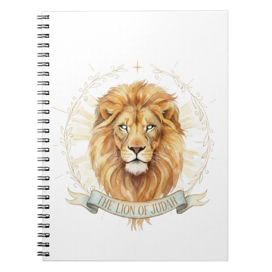 Carnet Lion of Judah Classic Notebook - Bold 6.5" x 8.75" (Devant)