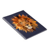 Carnet Lion polygone personnalisé (Côté Droit)