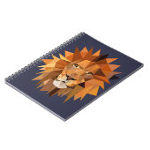 Carnet Lion polygone personnalisé (Côté gauche)