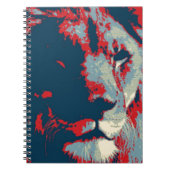 Carnet Lion Pop Art (Devant)
