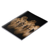 Carnet Lion Pride Drinks at the Water Hole at Night (Côté gauche)