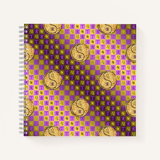 Carnet Lion & Sanglier de feu (Devant)