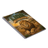 Carnet Lion Savane Africaine POPCUT (Côté Droit)