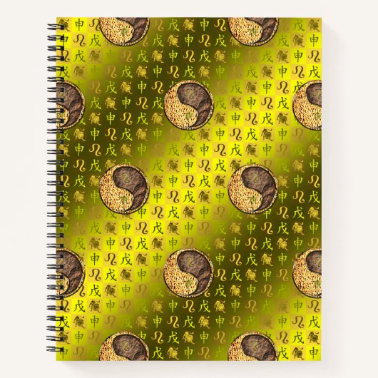 Carnet Lion & Singe Terre (Devant)