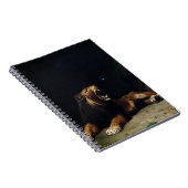 Carnet Lion Snapping à un papillon (Côté Droit)