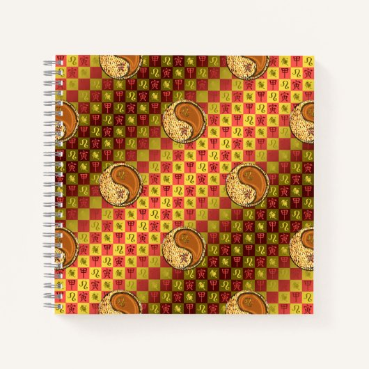 Carnet Lion & Tigre de Bois (Devant)