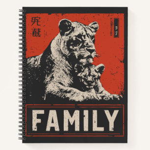 Carnet Lioness and Cub - Fierce Love in the Wild