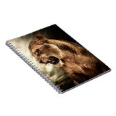 Carnet Lionne d'hurlement contre le ciel orageux (Côté Droit)