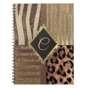 Carnet Lionne Safari Chic Jungle Glamour Moderne Étincell