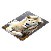 Carnet Lions majestueux blanc éthérée (Côté gauche)