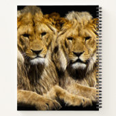 Carnet Lions prédateurs dangereux (Dos)