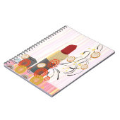 Carnet Lipsense Lipstick Cosmetologue maquillage Artiste (Côté gauche)