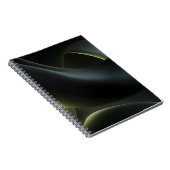 Carnet Liquid Chrome Abstract: Dark Iridescence (Côté Droit)