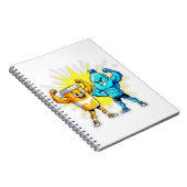 Carnet Liquid Strength – Funny Juice & Water Muscle Desig (Côté Droit)