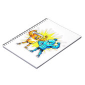 Carnet Liquid Strength – Funny Juice & Water Muscle Desig (Côté gauche)