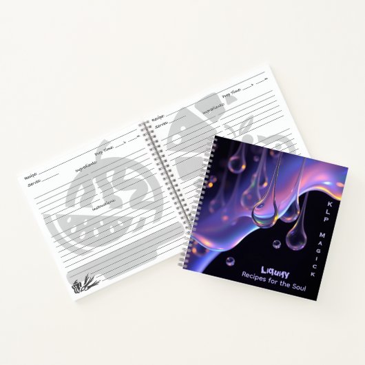 Carnet Liquify - Impression d'art numérique de fantasy et (Intérieur)