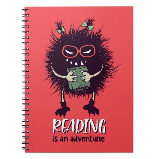 Carnet Lire est un professeur d'aventure drôle (Devant)