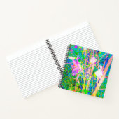 Carnet Lis abstraits orientaux dans mon jardin Rubio (Intérieur)