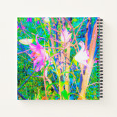 Carnet Lis abstraits orientaux dans mon jardin Rubio (Dos)