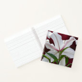Carnet Lis floral blanc de lys oriental (Intérieur)