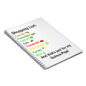 Carnet Liste d'achats (Côté Droit)