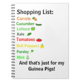 Carnet Liste d'achats (Devant)