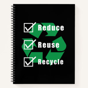 Carnet Liste de contrôle de l'environnement Réduire la ré