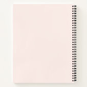 Carnet Liste de contrôle personnalisée à vider simplement (Dos)