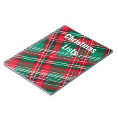 Carnet Liste de Noël (Côté gauche)