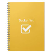 Carnet Liste de rêves - (Devant)
