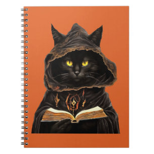 Carnet Liste de sorts d'anatomie de proies lisant un chat