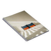 Carnet Lit blanc et rouge noir sur lit blanc (Côté Droit)